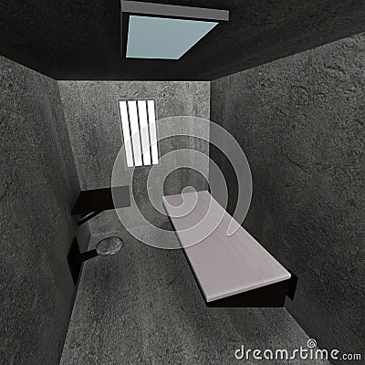 Prison cell Stock Photo