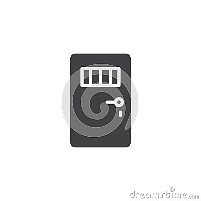 Prison door icon vector Vector Illustration