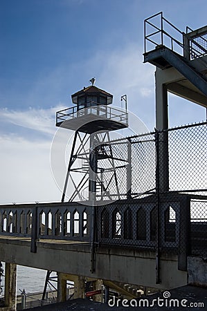 Prison Guard Tower Editorial Stock Photo