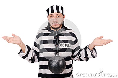 Prison inmate Stock Photo