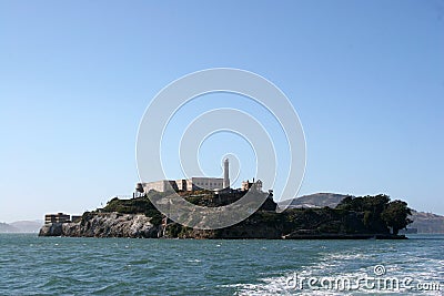 The Prison Island Alcatraz near San Francisco Stock Photo