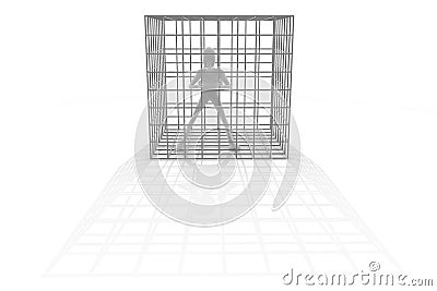 Prison jail Stock Photo