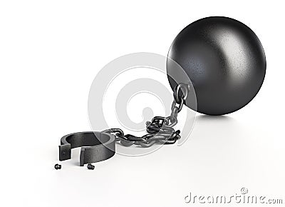 Prison Shackle II Stock Photo