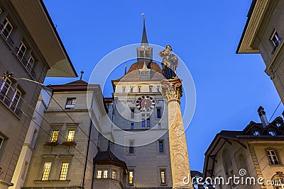 The Prison Tower in Bern, Switzerland Stock Photo