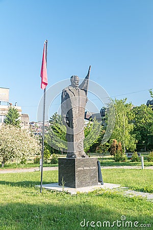 Monument of Ismail Qemali Vlora Editorial Stock Photo