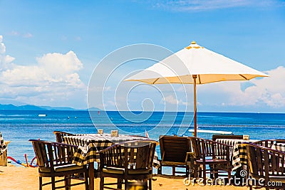 Pristine beach bathed by the Bali Sea Stock Photo