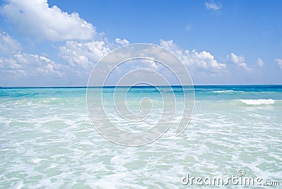 Pristine turquoise blue seas at Kalapathar Beach, Havelock Island Stock Photo