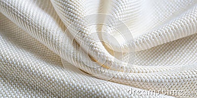 Pristine White Canvas Texture Stock Photo Seamlessly Integrate This Detailed Background into Your Design Projects Cartoon Illustration