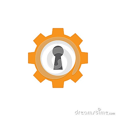 Privacy mode icon with security feature Vector Illustration