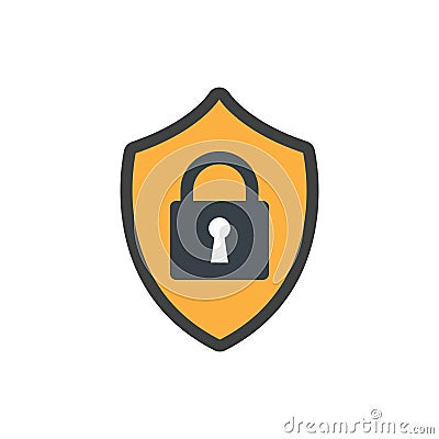 Privacy mode icon with security feature Vector Illustration