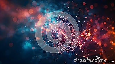 Privacy Network Harmony - Secure Social Web. Concept Data Encryption, Secure Communication, Online Stock Photo