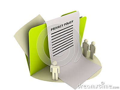 Privacy policy icon Stock Photo