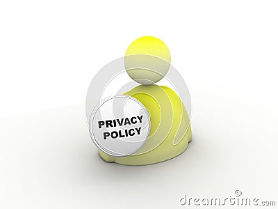 Privacy policy icon Stock Photo