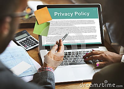 Privacy Policy Service Documents Terms of Use Concept Stock Photo