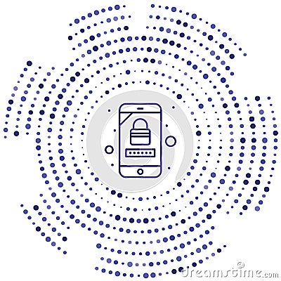 private account vector icon. private account editable stroke. private account linear symbol for use on web and mobile apps, logo, Vector Illustration