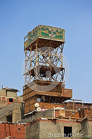 Private aviculture in Egypt Stock Photo