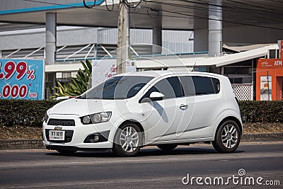 Private car, Chevrolet sonic Editorial Stock Photo