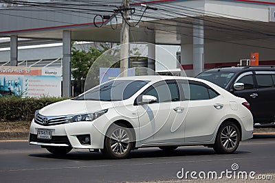 Private car, Toyota Corolla Altis. Editorial Stock Photo