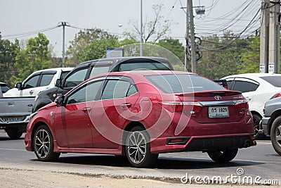 Private car, Toyota Corolla Altis. Editorial Stock Photo