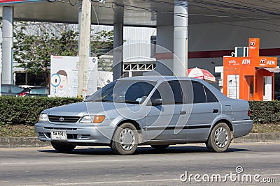 Private City Car, Toyota Vios. Four door subcompact sedan Editorial Stock Photo