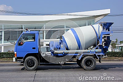 Private Concrete truck Editorial Stock Photo