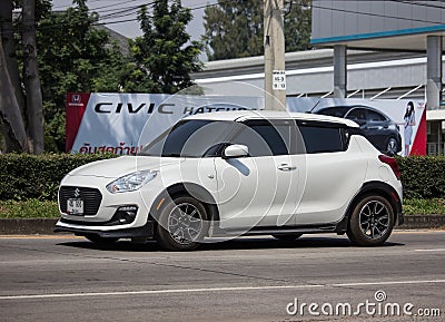 Private Eco city Car New Suzuki Swift Editorial Stock Photo