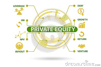 Private equity investment business concept Stock Photo