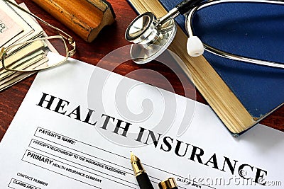 Private health insurance Stock Photo