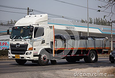 Private Hino Cargo Truck Editorial Stock Photo