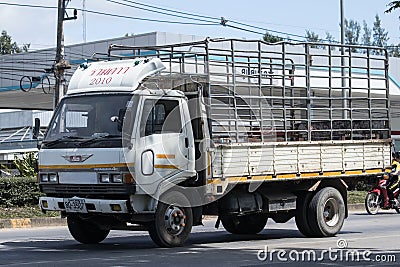Private Hino Cargo Truck Editorial Stock Photo