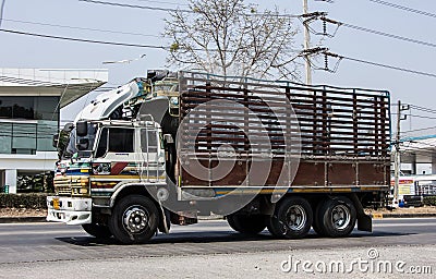 Private Hino Cargo Truck Editorial Stock Photo