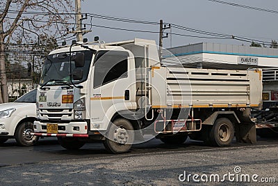 Private Hino Dump Truck Editorial Stock Photo