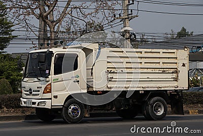 Private Hino Dump Truck Editorial Stock Photo