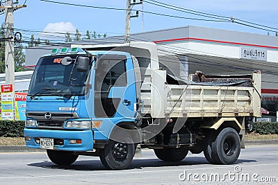 Private Hino Dump Truck. Editorial Stock Photo