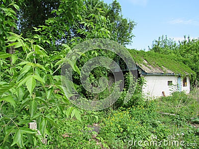 Private house in Chernobyl Stock Photo