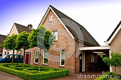 Private house in Holland Stock Photo