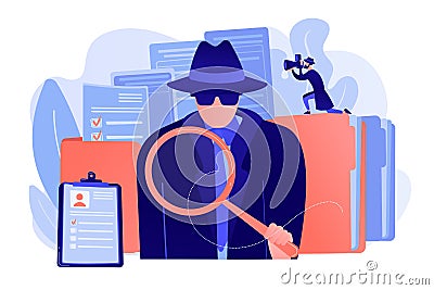 Private investigation concept vector illustration Vector Illustration