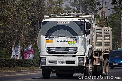 Private Isuzu Dump Truck Editorial Stock Photo