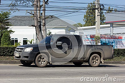 Private Mazda Pickup truck. Editorial Stock Photo