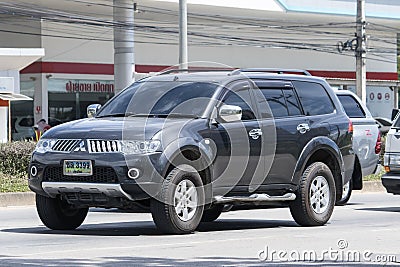 Private Mitsubishi Pajero Suv Car Editorial Stock Photo