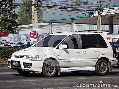 Private Mitsubishi Space Runner Van Car Editorial Stock Photo