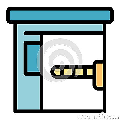 Private parking icon vector flat Vector Illustration