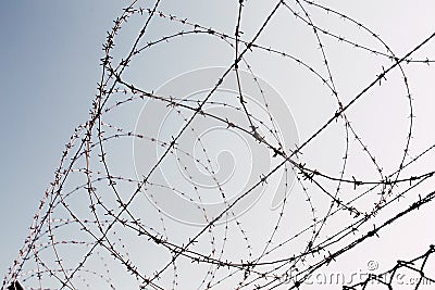 Private property and prison concept. Stock Photo