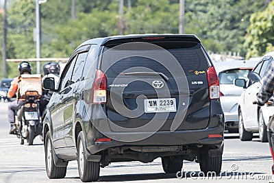 Private Toyota Avanza car Editorial Stock Photo