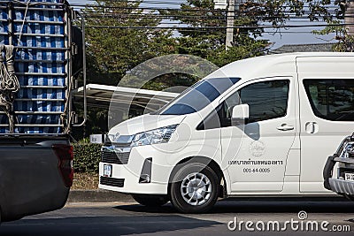 Private Toyota commuter van Editorial Stock Photo