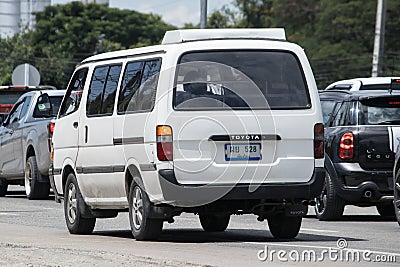 Private Toyota Hiace old Van Car Editorial Stock Photo