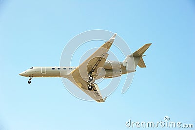 Private Twin Engine Jet Editorial Stock Photo