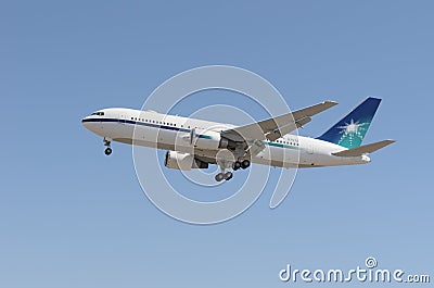 Private Boeing 767 jet. Editorial Stock Photo