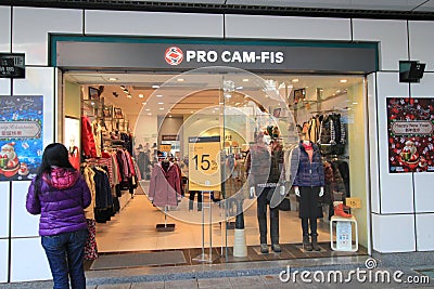 Pro cam fis shop in hong kveekoong Editorial Stock Photo