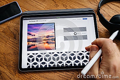 Pro Display XDR launched by Apple Computers Editorial Stock Photo